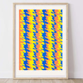 Snámha - Lou Rowland / Riso Print
